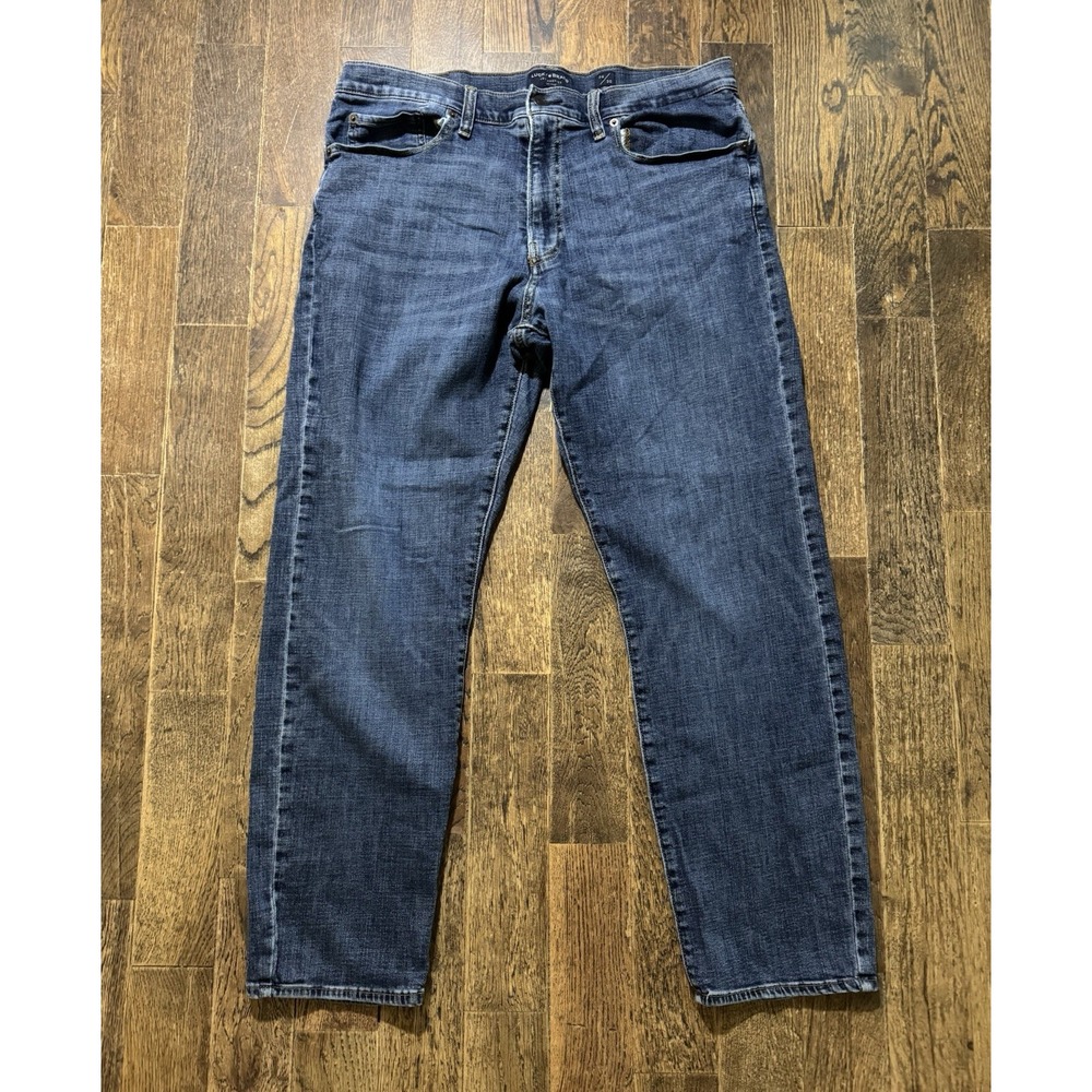 Lucky Brand Blue Jeans Mens Size 36x30 Stretch 121 Slim Straight Mid Rise